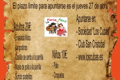 Comida Feria Abril